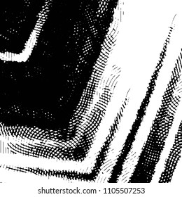 Black and white grunge stripe line vector background. Abstract halftone illustration background. Grunge grid background pattern
