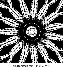 Black and white grunge stripe line vector background. Abstract halftone illustration background. Grunge grid background pattern

