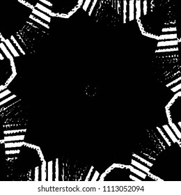 Black and white grunge stripe line vector background. Abstract halftone illustration background. Grunge grid background pattern

