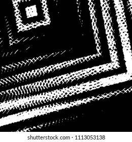 Black and white grunge stripe line vector background. Abstract halftone illustration background. Grunge grid background pattern
