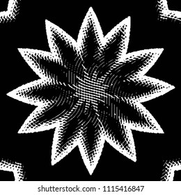 Black and white grunge stripe line vector background. Abstract halftone illustration background. Grunge grid background pattern
