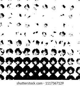 Black and white grunge stripe line vector background. Abstract halftone illustration background. Grunge grid background pattern
