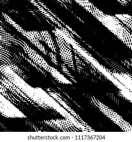 Black and white grunge stripe line vector background. Abstract halftone illustration background. Grunge grid background pattern
