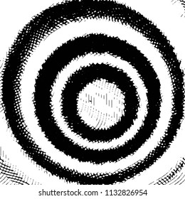 Black and white grunge stripe line vector background. Abstract halftone illustration background. Grunge grid background pattern
