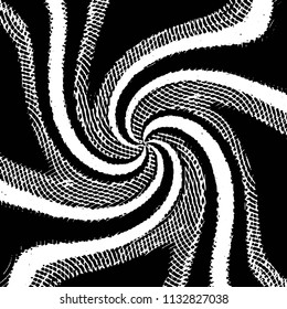 Black and white grunge stripe line vector background. Abstract halftone illustration background. Grunge grid background pattern
