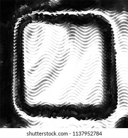 Black and white grunge stripe line vector background. Abstract halftone illustration background. Grunge grid background pattern
