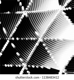 Black and white grunge stripe line vector background. Abstract halftone illustration background. Grunge grid background pattern
