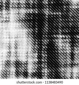 Black and white grunge stripe line vector background. Abstract halftone illustration background. Grunge grid background pattern
