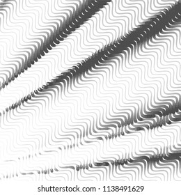 Black and white grunge stripe line vector background. Abstract halftone illustration background. Grunge grid background pattern
