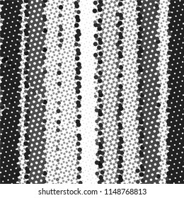 Black and white grunge stripe line vector background. Abstract halftone illustration background.Spotted grunge grid background pattern
