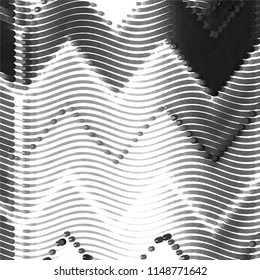 Black and white grunge stripe line vector background. Abstract halftone illustration background.Spotted grunge grid background pattern
