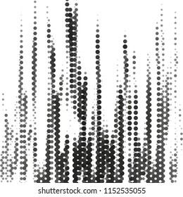 Black and white grunge stripe line vector background. Abstract halftone illustration background.Spotted grunge grid background pattern
