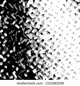 Black and white grunge stripe line vector background. Abstract halftone illustration background.Spotted grunge grid background pattern
