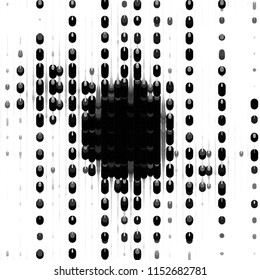 Black and white grunge stripe line vector background. Abstract halftone illustration background.Spotted grunge grid background pattern

