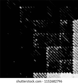 Black and white grunge stripe line vector background. Abstract halftone illustration background.Spotted grunge grid background pattern

