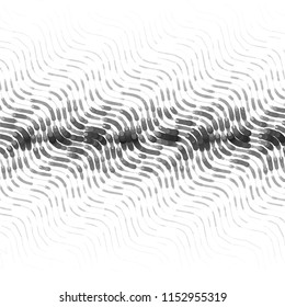 Black and white grunge stripe line vector background. Abstract halftone illustration background.Spotted grunge grid background pattern
