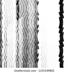 Black and white grunge stripe line vector background. Abstract halftone illustration background.Spotted grunge grid background pattern
