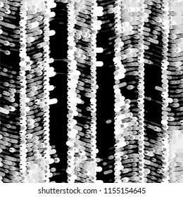 Black and white grunge stripe line vector background. Abstract halftone illustration background.Spotted grunge grid background pattern
