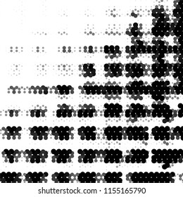 Black and white grunge stripe line vector background. Abstract halftone illustration background.Spotted grunge grid background pattern
