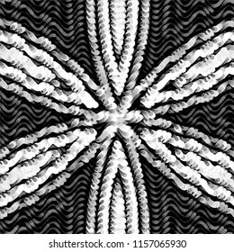 Black and white grunge stripe line vector background. Abstract halftone illustration background.Spotted grunge grid background pattern
