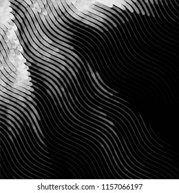 Black and white grunge stripe line vector background. Abstract halftone illustration background.Spotted grunge grid background pattern
