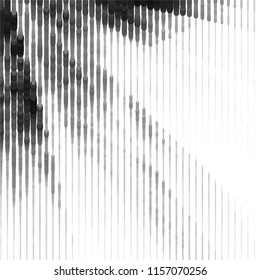 Black and white grunge stripe line vector background. Abstract halftone illustration background.Spotted grunge grid background pattern
