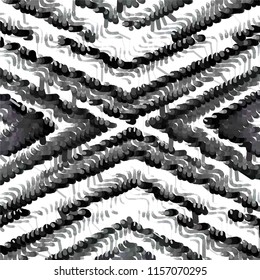 Black and white grunge stripe line vector background. Abstract halftone illustration background.Spotted grunge grid background pattern
