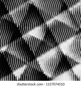 Black and white grunge stripe line vector background. Abstract halftone illustration background.Spotted grunge grid background pattern
