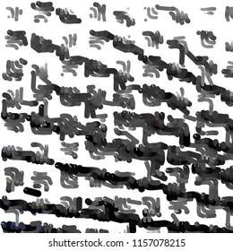 Black and white grunge stripe line vector background. Abstract halftone illustration background.Spotted grunge grid background pattern
