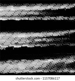 Black and white grunge stripe line vector background. Abstract halftone illustration background.Spotted grunge grid background pattern
