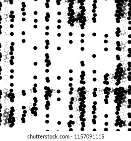 Black and white grunge stripe line vector background. Abstract halftone illustration background.Spotted grunge grid background pattern
