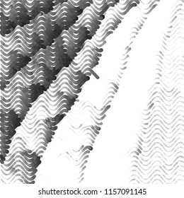 Black and white grunge stripe line vector background. Abstract halftone illustration background.Spotted grunge grid background pattern

