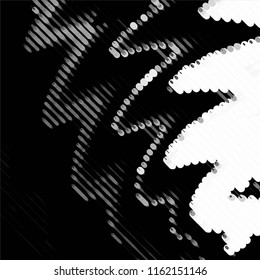 Black and white grunge stripe line vector background. Abstract halftone illustration background.Spotted grunge grid background pattern
