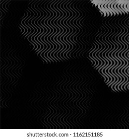Black and white grunge stripe line vector background. Abstract halftone illustration background.Spotted grunge grid background pattern
