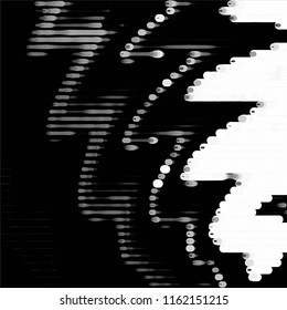 Black and white grunge stripe line vector background. Abstract halftone illustration background.Spotted grunge grid background pattern
