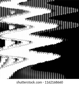 Black and white grunge stripe line vector background. Abstract halftone illustration background.Spotted grunge grid background pattern
