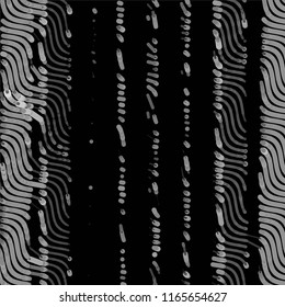 Black and white grunge stripe line vector background. Abstract halftone illustration background.Spotted grunge grid background pattern
