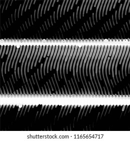 Black and white grunge stripe line vector background. Abstract halftone illustration background.Spotted grunge grid background pattern
