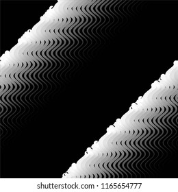 Black and white grunge stripe line vector background. Abstract halftone illustration background.Spotted grunge grid background pattern
