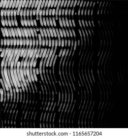 Black and white grunge stripe line vector background. Abstract halftone illustration background.Spotted grunge grid background pattern
