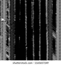Black and white grunge stripe line vector background. Abstract halftone illustration background.Spotted grunge grid background pattern
