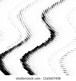 Black and white grunge stripe line vector background. Abstract halftone illustration background.Spotted grunge grid background pattern
