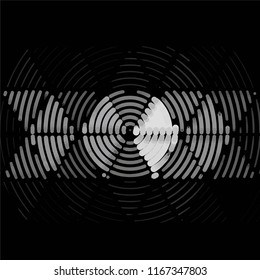 Black and white grunge stripe line vector background. Abstract halftone illustration background.Spotted grunge grid background pattern
