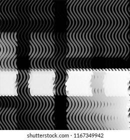 Black and white grunge stripe line vector background. Abstract halftone illustration background.Spotted grunge grid background pattern
