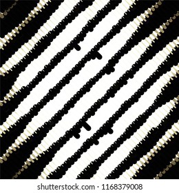 Black and white grunge stripe line vector background. Abstract halftone illustration background.Spotted grunge grid background pattern
