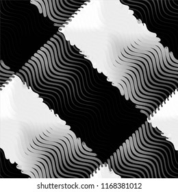 Black and white grunge stripe line vector background. Abstract halftone illustration background.Spotted grunge grid background pattern
