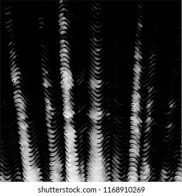 Black and white grunge stripe line vector background. Abstract halftone illustration background.Spotted grunge grid background pattern

