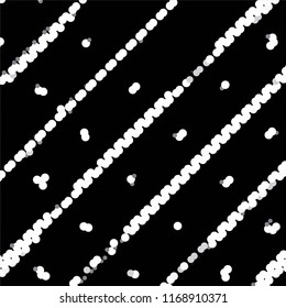 Black and white grunge stripe line vector background. Abstract halftone illustration background.Spotted grunge grid background pattern
