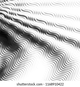 Black and white grunge stripe line vector background. Abstract halftone illustration background.Spotted grunge grid background pattern
