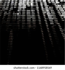 Black and white grunge stripe line vector background. Abstract halftone illustration background.Spotted grunge grid background pattern

